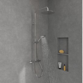 Душевая система Villeroy & Boch Verve Showers с термостатом хром TVS10900500061