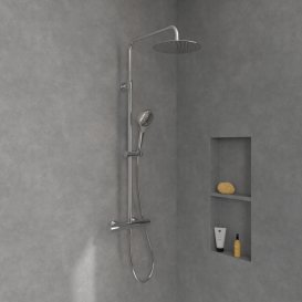 Душевая система Villeroy & Boch Verve Showers с термостатом хром TVS10900500061