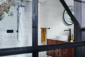 Душова стійка Axor One Showerpipe 280 1jet чорний матовий 48790670