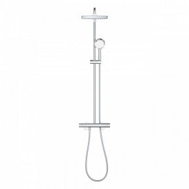 Душевая стойка для душа Grohe Tempesta Cosmopolitan 250 Cube с термостатом настенная хром 26689000