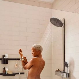 Душова стійка для душа Hansgrohe Pulsify Showerpipe з термостатом хром 24240000