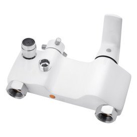 Душова стійка для ванни Kroner KRP Armada-W063 із змішувачем хром/білий CV024315