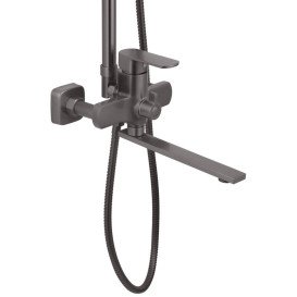 Душова стійка для ванни Kroner KRP Armada-SCH067 із змішувачем графіт CV033854