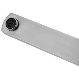 Душова стійка для ванни Kroner KRP Edelstahl Kubus-ESG067 із змішувачем та душовим гарнітуром нержавіюча сталь CV035451