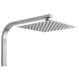 Душова стійка для ванни Kroner KRP Edelstahl Kubus-ESG067 із змішувачем та душовим гарнітуром нержавіюча сталь CV035451