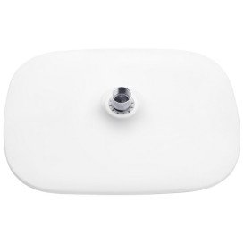 Душевая стойка для ванны Kroner KRP Essen-W063 со смесителем и душевым гарнитуром хром/белый CV024318