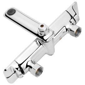 Душевая стойка для ванны Kroner KRP Makon-C063T со смесителем и душевым гарнитуром хром CV033860