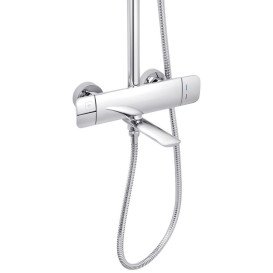 Душевая стойка для ванны Kroner KRP Makon-C063T со смесителем и душевым гарнитуром хром CV033860