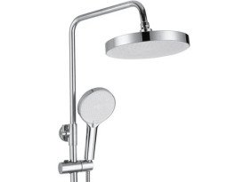 Душова стійка для ванни Rea Bloom зі змішувачем хром REA-P9527