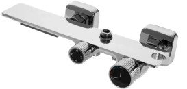 Душова стійка для ванни Rea Helix із змішувачем хром REA-P6620