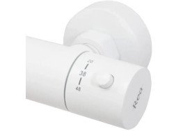 Душевая стойка для ванны Rea Lungo с термостатом белый REA-P6608