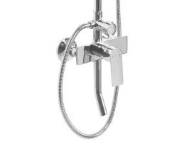 Душова стійка для ванни Rea Maximus із змішувачем хром REA-P2411