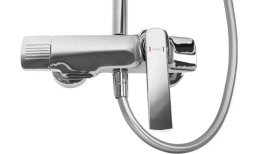 Душова стійка для ванни Rea Rebel із змішувачем хром REA-P2415