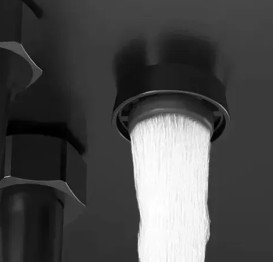 Душевая стойка для ванны Rea Rob с термостатом матовое золото REA-P6623