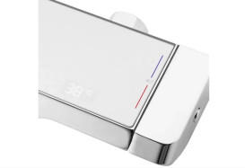 Душова стійка для ванни Rea Rob з термостатом хром REA-P6626