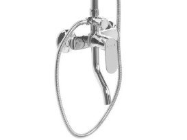 Душевая стойка для ванны Rea Salton со смесителем хром REA-P2408