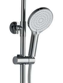 Душова стійка для ванни Rea Savio з термостатом хром REA-P8544