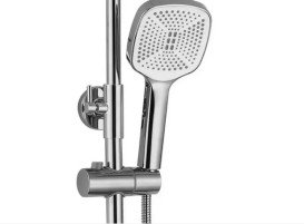 Душова стійка для ванни Rea Storm 2.0 із змішувачем хром REA-P4881