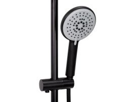 Душова стійка для ванни Rea Verso із змішувачем чорний REA-P9145