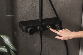 Душова стійка Grohe Euphoria Smart Control System 310 Duo з термостатом фантомний чорний 22120KF0