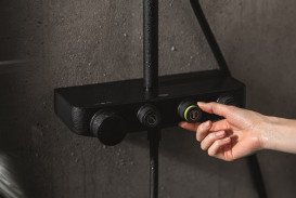 Душова стійка Grohe Euphoria Smart Control System 310 Duo з термостатом фантомний чорний 22120KF0