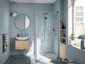 Душевая стойка Grohe QuickFix Vitalio Start 250 с верхним и ручным душем хром 26989001