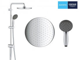 Душова стійка Grohe Quickfix Vitalio Start System 250 з верхнім та ручним душем хром 26817000
