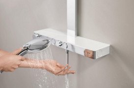 Душова стійка Grohe Rainshower Aqua Pure з термостатом хром 1009620000