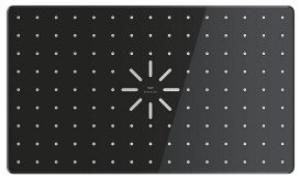 Душова стійка Grohe Rainshower Aqua Pure з термостатом фантомний чорний 100962KF00