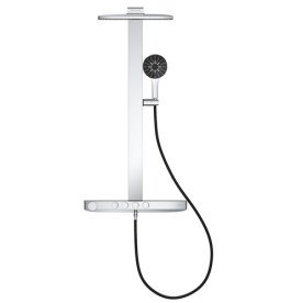 Душова стійка Grohe Rainshower Aqua Pure з термостатом хром/чорний 100962KI00