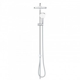 Душова стійка Grohe Tempesta System 250 Cube з верхнім та ручним душем хром 26694001