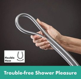 Душова стійка Hansgrohe Pulsify S Puro Showerpipe 260 1jet EcoSmart з термостатом хром 24232000