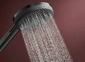 Душевая стойка Hansgrohe Raindance Alive S 300 1jet с термостатом ShowerSelect Comfort черный матовый 24582670