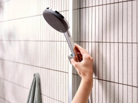 Душевая стойка Hansgrohe Raindance Alive S 300 1jet EcoSmart  с термостатом ShowerSelect Comfort хром 24583000