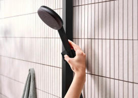 Душова стійка Hansgrohe Raindance Alive Q 210/340 2jet із термостатом ShowerSelect Comfort чорний матовий 24590670