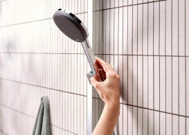 Душевая стойка Hansgrohe Raindance Alive Q 210/340 2jet EcoSmart с термостатом ShowerSelect Comfort хром 24591000