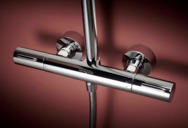 Душевая стойка Hansgrohe Raindance Alive S Puro 300 1jet с термостатом Ecostat Element хром 24592000