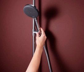 Душевая стойка Hansgrohe Raindance Alive S Puro 300 1jet с термостатом Ecostat Element хром 24592000