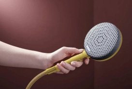 Душова стійка Hansgrohe Raindance Alive S Puro 300 1jet із термостатом золото 24592990