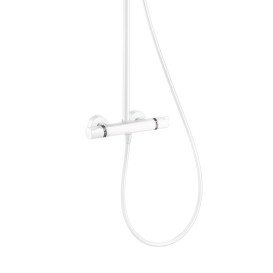 Душевая стойка Hansgrohe Raindance S 240 1jet EcoSmart+ с термостатом белый матовый 28825700