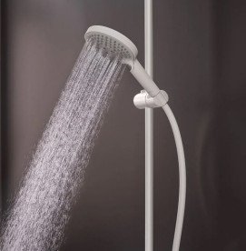 Душевая стойка Hansgrohe Raindance S 240 1jet EcoSmart+ с термостатом белый матовый 28825700