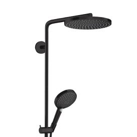 Душевая стойка Hansgrohe Raindance S 240 1jet EcoSmart с термостатом черный матовый 28823670