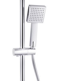 Душевая стойка Kroner KRP Armada-C064Q со смесителем и душевым гарнитуром хром CV024339