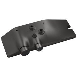 Душевая стойка Kroner KRP Armada-GRP066 со смесителем и душевым гарнитуром графит CV033880