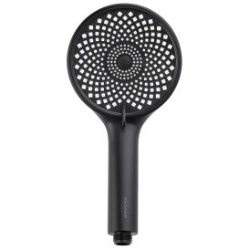 Душевая стойка Kroner KRP Armada-SCH065 со смесителем и душевым гарнитуром хром/черный CV033878