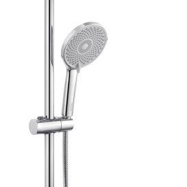 Душова стійка Kroner KRP Armada-W065 зі змішувачем та душовим гарнітуром хром CV033872