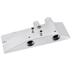 Душевая стойка Kroner KRP Armada-W066 со смесителем и душевым гарнитуром хром/белый CV033879