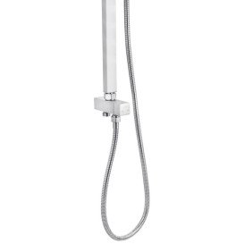 Душова стійка Kroner KRP Edelstahl Kubus-ESG231 з душовим гарнітуром нержавіюча сталь CV029977