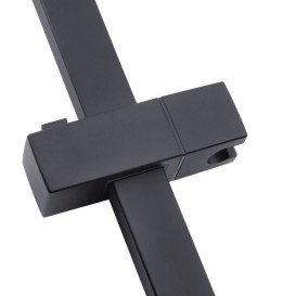 Душова стійка Kroner KRP Edelstahl Kubus-SCH063 із змішувачем та душовим гарнітуром чорний CV022979