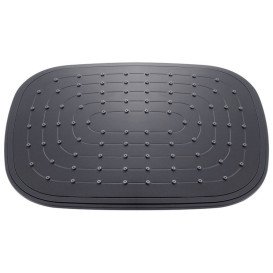 Душова стійка Kroner KRP Edelstahl Kubus-SCH063 із змішувачем та душовим гарнітуром чорний CV022979